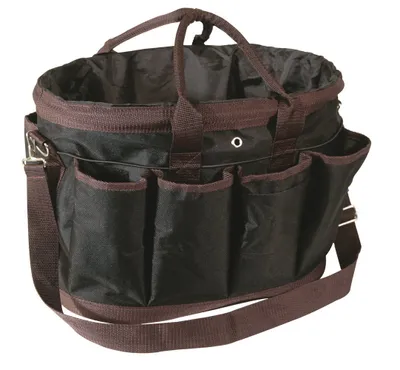 Produktbild von Putztasche groß, Farbe:schwarz-braun