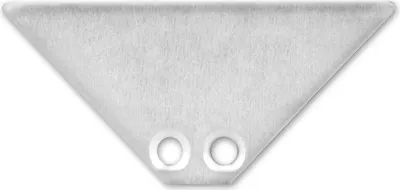 Produktbild von ISOLED Endkappe EC84 Aluminium für Profil CORNER12, 2 STK inkl. Schrauben