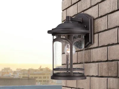 Image de Applique d'extérieur Palladian bronze E27 60W Marblehead Quoizel