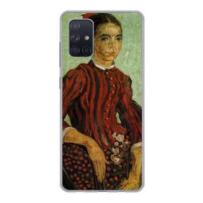 Produktbild von MuchoWow® Handyhülle Schutzhülle Hülle für Samsung Galaxy A51 La Mousmé - Vincent van Gogh Silikon Softcase Handy Hülle - Schutzabdeckung