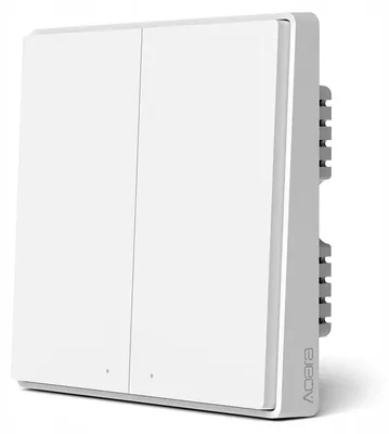 Produktbild von Aqara D1 Lichtschalter Zigbee N+L 2 Tasten