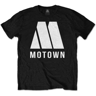 Produktbild von Motown Records - M Logo Uni großes T-Shirt - Schwarz