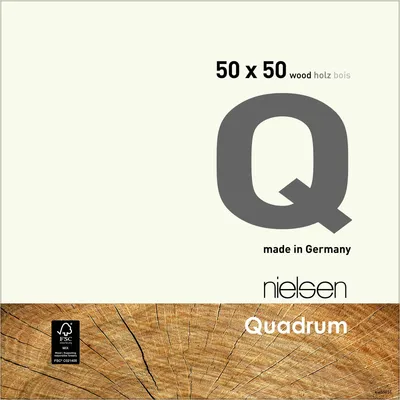 Obrázek produktu pro nielsen dřevěný obrazový rám Quadrum, 50x50 cm, neprůhledný bílý