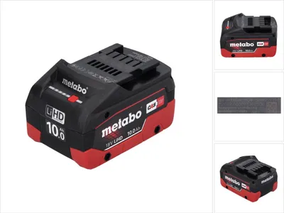 Immagine prodotto di Metabo LiHD Batteria 18V - 10,0 Ah Li-Ion ( 625549000 ) - CAS system