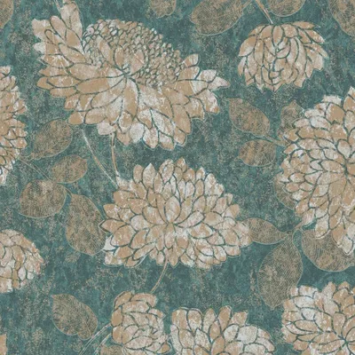 Produktbild von A.S. Creation | Attractive 2 | 390254 | Vliestapete | Blumenoptik | 10.05 x 0.53 m | Grün | Wohnzimmer | Flur | Büro | Küche | Wohnräume