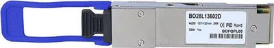 Produktbild von BlueOptics 02311MNN-BO, Faseroptik, QSFP28, 2000 m, 100 Gigabit Ethernet, 100GBASE, Aluminium