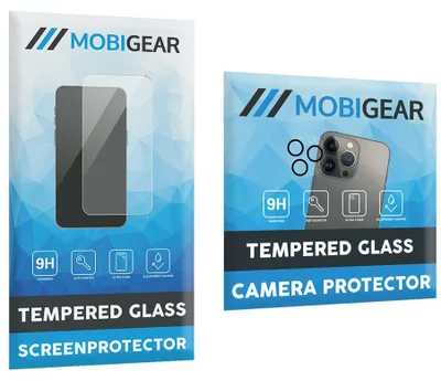 Produktbild von Mobigear 2-in-1 Panzerglasfolie für iPhone 11: Gehärtetes Glas für Displayschutz und Kameraschutz – kompatibel mit Hüllen