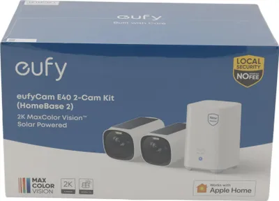 Produktbild von eufy Cam E40 2-Cam Kit (HomeBase S380)