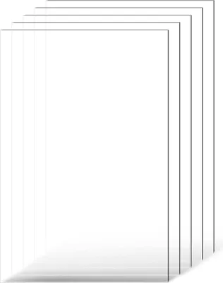 Obrázok produktu pre 5-balenie PET/plexisklových dosiek 24 x 36 palcov Plastové dosky s hrúbkou 0,04 palca