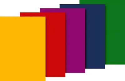 Image de Heyda 203375706 Papier de soie 50 x 70 cm jaune, rouge moyen, violet, bleu foncé, vert foncé
