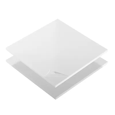 Produktbild von 100 x 20cm, ABS Kunststoffplatte in Weiß 5mm | Modelbau Bastelplatte Möbelverblendungen Schilder und Werbetafeln Sichtschutz