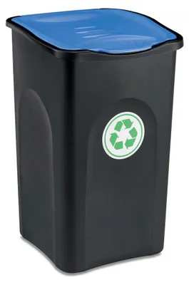 Obrázok produktu pre Stefanplast 70652, 50 L, Štvorec, Čierna, Modrá, Manuálne, 370 mm, 370 mm