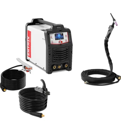 Image de Soudeur digital aluminium ENTRIX TIG MMA HF AC/DC Puls 200A