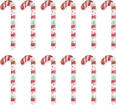 Produktbild von Aufblasbare Zuckerstangen-Ballons für Weihnachtsdekorationen, große Zuckerstangen mit roten und weißen Streifen für Weihnachten, drinnen und draußen, Urlaub, Hof, Pool, Stranddekoration