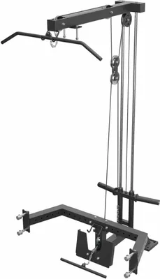 Produktbild von ATLETICA R8-Latzug mit Rudereinheit | Cable Cross für ein gewichtsintensives Rücken Rückentraining | Kompatibel mit 30 und 50 mm Hantelscheiben