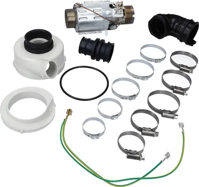 Produktbild von Bauknecht Whirlpool Heizung, Durchlauferhitzer für Spülmaschine mit Pumpengehäuse, Schläuchen und Zubehör - Nr.: 480131000096, 481010518499