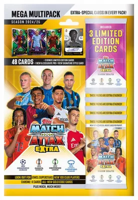 Obrázok produktu pre MEGA Match Attax Extra 2024/25 Topps Champions League Cards Multipack