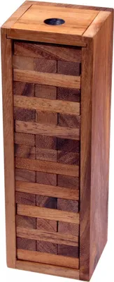 Zdjęcie produktu dla Drewniana gra zręcznościowa Condo wobble tower rozmiar S (23 cm) dla 2+ graczy