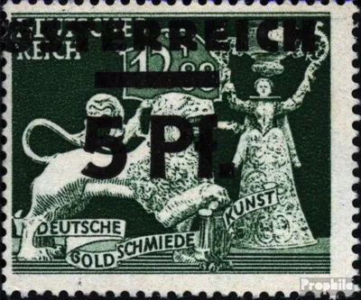Produktbild von Briefmarken Österreich 1945 Mi 664 Gefälligkeitsentwertung gestempelt Aufdruckausgabe