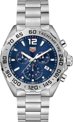 Zdjęcie produktu dla Zegarek męski Tag Heuer Formula 1 z chronografem, srebrno-niebieski, CAZ101K.BA0842