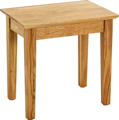 Produktbild von HAKU Beistelltisch eiche - Massivholz, B/H/T: 43x42x30 cm
