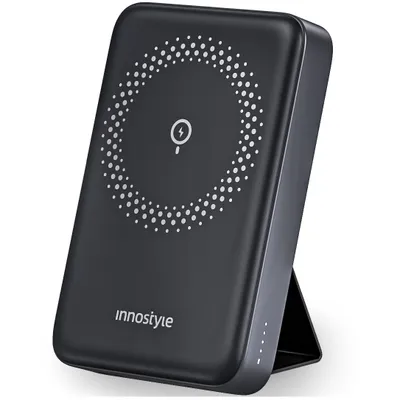 Produktbild von Innostyle Powermag 2V1 Rychlá Indukční Powerbanka Pro Magsafe 10000Mah Stojan Černá