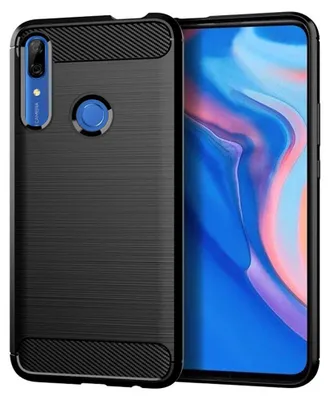 Obrázok produktu pre Techsuit Carbon Silicone puzdro pre Huawei P Smart Z – čierne