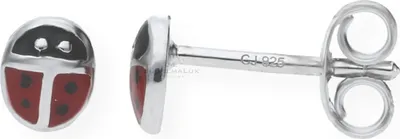 Produktbild von JuwelmaLux Ohrstecker für Kinder Marienkäfer 925 Silber JL10-06-0975