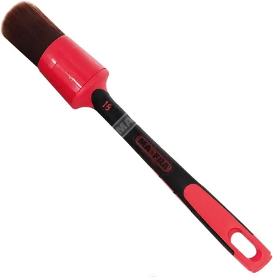 Immagine prodotto di Ma-fra, pennello per detailing auto, colore rosso, dimensione 24 mm, ideale per la pulizia di tutte le superfici