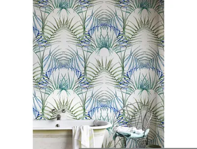 Produktbild von Coloray Fototapete 290x290 cm Latextapete Magicstick - Utensil verlässt Blätter