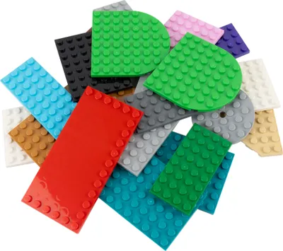 Produktbild von LEGO Bauplatten bunt gemischt NEU 25 Stück