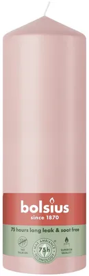 Immagine prodotto di Candela a colonna Bolsius rosa 20 cm Ø 6,8 cm