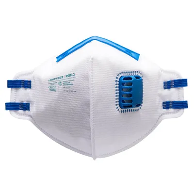 Produktbild von Portwest P251 FFP2 Faltbare Feinstaubmaske mit Ventil White