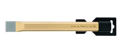 Produktbild von Rennsteig Flachmeißel Chrom Vanadium Stahl Länge 200mm Schaft 23x13mm flachoval Kopf vergütet - R310 200 1