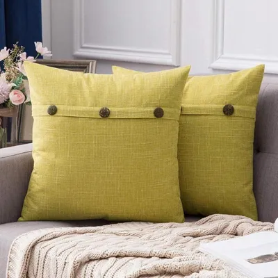 Image de MIULEE Housse de coussin décorative 2 pièces 50x50 cm