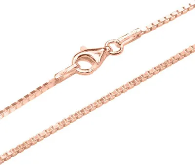 Produktbild von Venezianerkette 1,2 mm von Unique aus 925er Silber, rosévergoldet