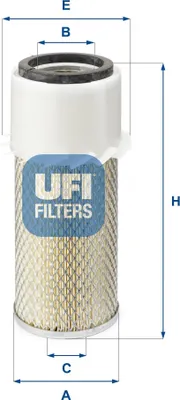 Obrázek produktu pro Vzduchový filtr UFI 27.924.00 Filtrační vložka