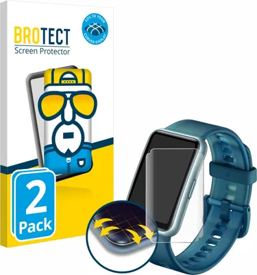 Produktbild von 2x BROTECT Fullscreen Schutzfolie für Huawei Watch Fit Special Edition Displayschutz Folie Fullcover Klar Transparent