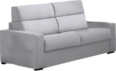 Immagine prodotto di Quindici - Divano Letto 3 Posti, 220x95 cm Grigio, Sfoderabile Italy