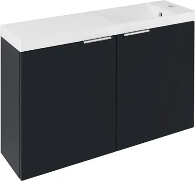 Produktbild von Sapho LATUS X Unterschrank mit Waschbecken 80x54,5x22cm, Anthrazit matt