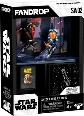 A product box for a Star Wars action figure set.