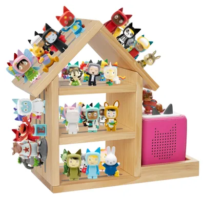 Produktbild von Tonies Plank Huis – Holzplatte für Kinder – Spielzeug – Ablagebrett – Kreativ – Nachhaltiges Material
