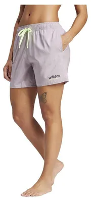 Zdjęcie produktu dla Spodenki plażowe damskie marki adidas, używane, kolor: fig/Aurora Black, rozmiar: S