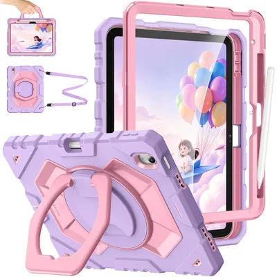 Produktbild von Fintie Hülle für iPad 9./8./7. Generation (10.2 Zoll) – Lila/Rosa