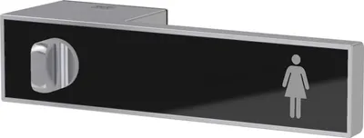 Produktbild von GRIFFWERK Griffpaar FRAME 1.0 ohne Einleger - Design Manufaktur WC re Samtgrau TS 55-61mm