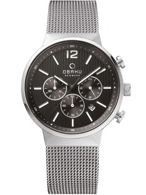 Image de Obaku Montre Hommes V180GCCBMC Bracelet en acier inoxydable