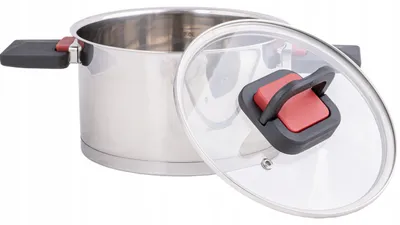 Produktbild von Topf 2L Edelstahl Kochtopf Klappgriffen Suppentopf Induktion Universaltopf Fleischtopf 18cm Elexo