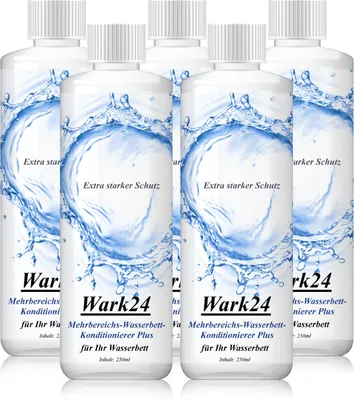 Produktbild von Wark24 Wasserbett Konditionierer 250ml 20% Wirkstoffgehalt  (5er Pack)