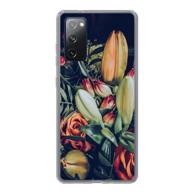 Produktbild von MuchoWow® Handyhülle Schutzhülle Hülle für Samsung Galaxy S20 FE Blumenstrauß - Stilleben - Blumen - Pflanzen - Rot Silikon Softcase Handy Hülle - Abdeckung
