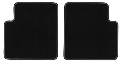 Image de Tapis arrière en moquette pour Honda Accord VI 1997-2002 (break/berline/Type-r) – 2 pièces, noirs, sur mesure – Wielganizator LUX